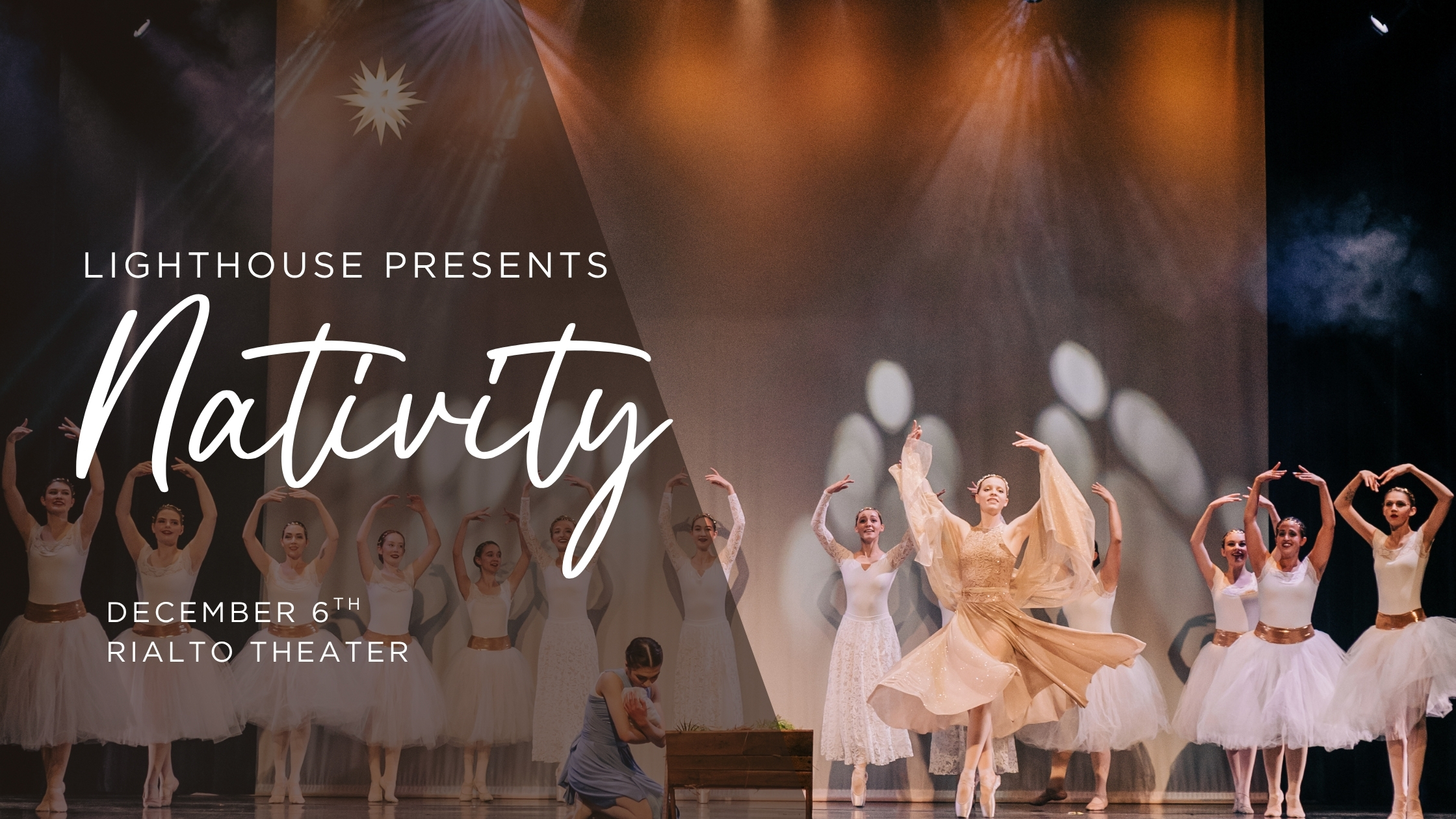 Lighthouse Dance Nativity of our Ballet Chorus of Angels, Dancing En Pointe